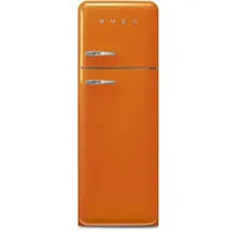 Smeg FAB30ROR6 Retro-Kühl-Gefrierkombination (222 l, 1720 mm hoch, Orange)