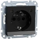 Merten Schuko-Steckdose System M Schwarz 1 St.