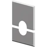 ALTERNATIVE HAUSTECHNIK Wandblende PolyTop geschlossen DN80/125