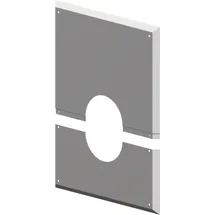 ALTERNATIVE HAUSTECHNIK Wandblende PolyTop geschlossen DN80/125
