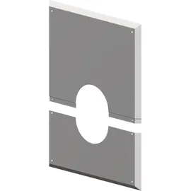 ALTERNATIVE HAUSTECHNIK Wandblende PolyTop geschlossen DN80/125