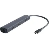 Eaton Power Quality Eaton Tripplite USB-C Multiport Adapter - 8K HDMI, 3 Ports, Gigabit Ethernet, 100W PD HDR,