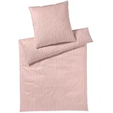 ELEGANTE Naturally Gestreift Rot 135 x 200 cm + 80 x 80 cm