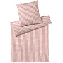 ELEGANTE Naturally Gestreift Rot 135 x 200 cm + 80 x 80 cm