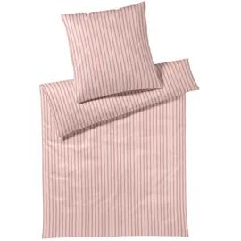 ELEGANTE Naturally Gestreift Rot 135 x 200 cm + 80 x 80 cm