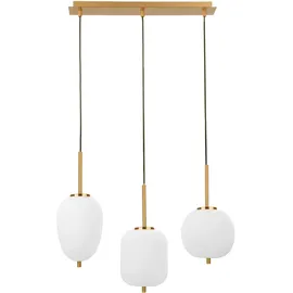 Nova Luce Lato 3-flg. E14 40 cm gold, opal