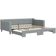 vidaXL Tagesbett 100 x 200 cm Hellgrau