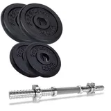 ScSPORTS® Hantelset - 10 kg, Verstellbar, Kurzhantelstange, Hantelscheiben 30/31 mm, Gusseisen - Hantel, Kurzhanteln, Hanteln Set, Kurzhantel, Gewichte, Kurzhantelset, Home Gym