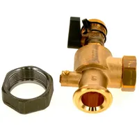 Buderus Junkers Ersatzteil Rückschlagventil Eckform G1"-1 1/2"