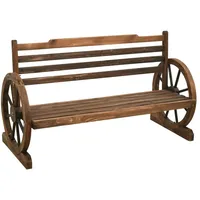 VidaXL Gartenbank 112 cm Massivholz Tanne