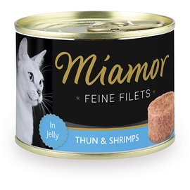 Miamor Feine Filets Thun & Schrimps 12 x 185 g