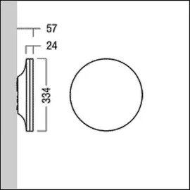 zumtobel Group LED-Wand-/Deckenleuchte CAELA RMS #60817667