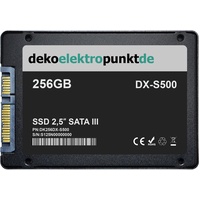dekoelektropunktde 256GB SSD Festplatte Kompatibel für ASUS Prime B450-PLUS Mainboard, Alternatives Ersatzteil 2,5" Zoll SATA3