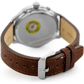 Tommy Hilfiger Multi Zifferblatt Uhr für Herren mit Braunes Lederarmband - 1791855
