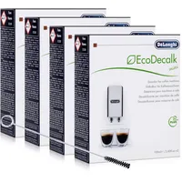 4x Entkalker Delonghi EcoDecalk Mini Power Plus Reinigungsbürste für Kaffeevollautomaten