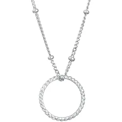 Elli Kreis Anhänger Twisted Kugelkette 925 Silber Damen 