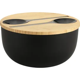 KESPER Salatschüssel Schwarz 4-tlg.