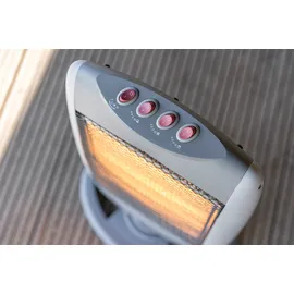 Eurom Safe-t-Shine 1200 Compact Heizstrahler 1,2 kW grau