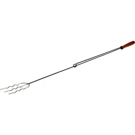 TRIZERATOP Grillspieß 120 cm Metall/Silber