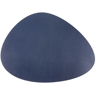 Lacor - 66846 - Ovales Bosco-Tischset, 100% recyceltes Leder, Made in Spain, handgefertigt, langlebig und widerstandsfähig, Oeko-TEX-Zertifiziert, Dicke 1,6 mm, 45x35cm