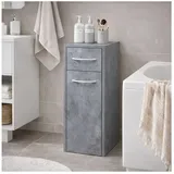 Hti-Living Midischrank Mehrzweckschrank schmal Thekla  grau
