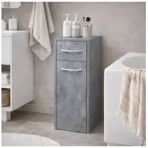 Hti-Living Midischrank Mehrzweckschrank schmal Thekla  grau