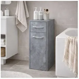 Hti-Living Midischrank Mehrzweckschrank schmal Thekla  grau