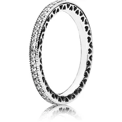Pandora 190963CZ Damen-Ring Unendliche Herzen, 52/16,6