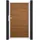 GROJA Gartentor 100 x 180 cm Golden Oak/Kunststoff