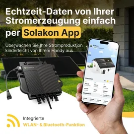 solakon Balkonkraftwerk onBasic 1000W 5 m Kabel + Gartenhalterung