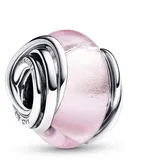Pandora Charm Eingekreistes Pinkfarbenes Muranoglas