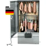 NOWOSmoker Edelstahl Räucherofen Spitzenqualität Made in Germany - Elektrischer Räucherschrank - 80cm Smoker Warm- & Kalträuchern - Optional Holz/Gas - Räucherkammer mit viel Zubehör