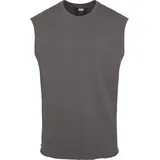 URBAN CLASSICS Open Edge Sleeveless Tee grau 4XL