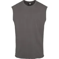 URBAN CLASSICS Open Edge Sleeveless Tee grau 4XL