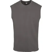 URBAN CLASSICS Open Edge Sleeveless Tee grau 4XL