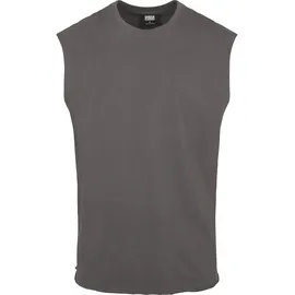 URBAN CLASSICS Open Edge Sleeveless Tee grau 4XL