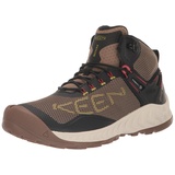 KEEN Herren NXIS Evo Mid Waterproof Wanderstiefel, Brindle/Citronelle, 41 EU