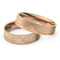 Trauringe Matterhorn 750er Rotgold - 0249