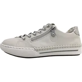 Rieker Slip-Ons Damen Weiß/Silber/Grau 36