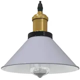 vidaXL Pendelleuchte Höhenverstellbar 1-flg. Ø 22 cm Grau