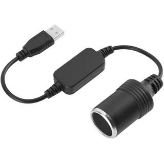 Odipie usb auf Zigarettenanzünder Adapter, usb Anschluss auf 12 v Auto Zigarettenanzünder, Weiblicher Stromwandler, Geeignet für