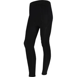 Thermounterwäsche Herren mit Merino-Wolle | lange Unterhose | Schwarz Melange SCHWARZ M
