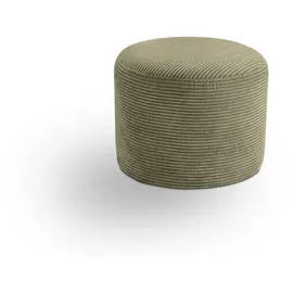 xonox.home Hocker klein Cord 51 x 41 x 51 cm Khaki