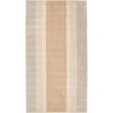 CAWÖ Noblesse Cashmere Streifen 1056 Duschtuch 80 x 150 cm sand