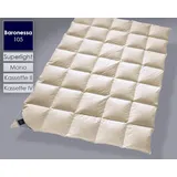 billerbeck Daunenbettdecke »105 Baronessa« Daunendecken beige 155 cm x 220 cm