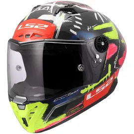 LS2 FF805 Thunder GP Aero Replica Schwarz-Rot-Gelb S