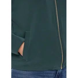 s.Oliver Oversized Scuba-Jacke mit verstellbarem Saum - petrol - 46