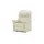 HIMOLLA Sessel 7706 Leder 101 x 112 x 101 cm Creme elektrisch