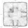 Queence Fliesenaufkleber Verwaschen 12er Set Sticker grau 15cm x 15cm