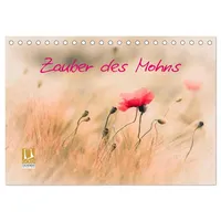 Calvendo Zauber des Mohns (Tischkalender 2026 DIN A5 quer),